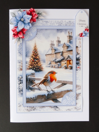 Robin Cottage 5x7 inch No.7 by Valerie Spowart