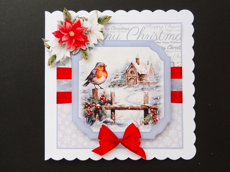 Snowy Robins by Valerie Spowart