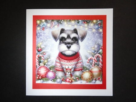 Christmas Jumper Pups 10 by Valerie Spowart