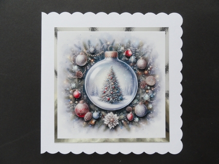 Festive Tree Bauble by Valerie Spowart