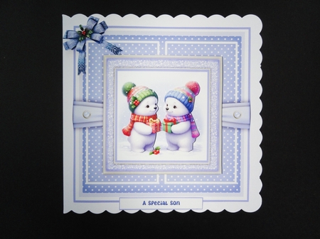 Polar Bear Greetings by Valerie Spowart