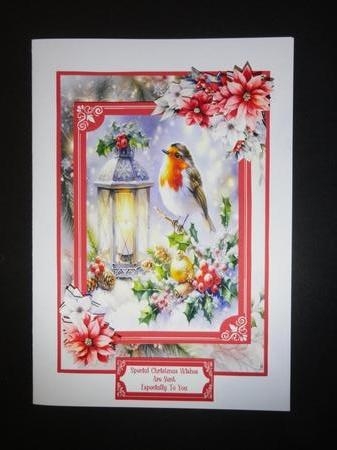 Robin And Candle Light - 5x7 2 by Valerie Spowart