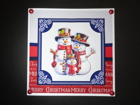 Snowman Family Mini Kit by Valerie Spowart