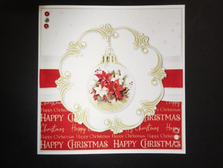 A Red Christmas Bauble by Valerie Spowart