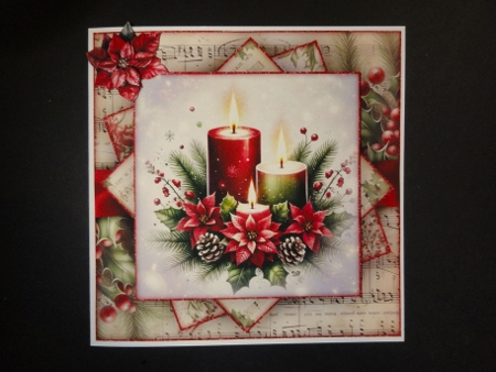 Winter Candles Mini Kit 7X7 by Valerie Spowart