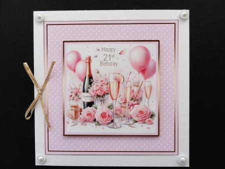 21st Birthday Chamagne by Valerie Spowart