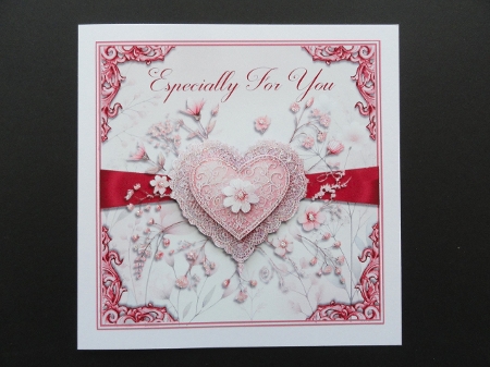 Lace Heart  For You by Valerie Spowart