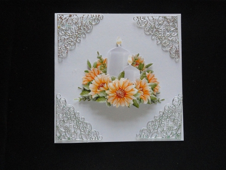 Sunflower 2 Candle Vignette by Valerie Spowart