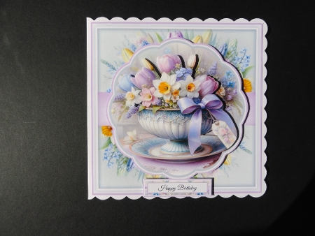 Spring Floral Bowl Mini Page Kit by Valerie Spowart