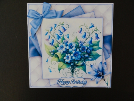 Beautiful Bluebell Mini Kit 2 7X7 by Valerie Spowart