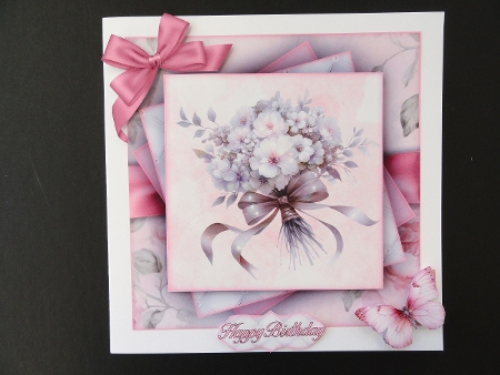 Spring Flower Boquet Mini Kit 7X7 by Valerie Spowart