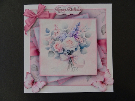 Spring Flower Boquet Mini Kit 7X7 by Valerie Spowart