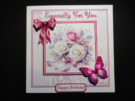 Beautiful Roses in Lace by Valerie Spowart