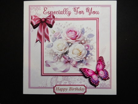 Beautiful Roses in Lace by Valerie Spowart