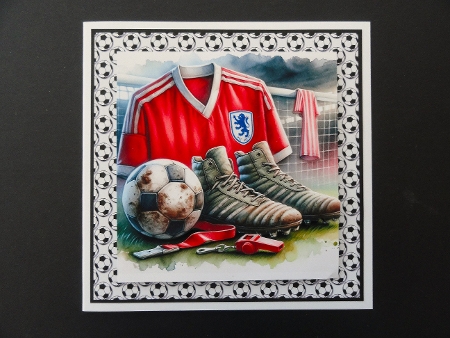 6X6 Middlesborough Themed  - Illustrations for Cardmakers & Designers  by Valerie Spowart