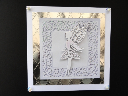 CU  Pastel Lace Square  by Valerie Spowart