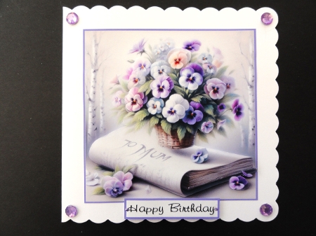 mum sister pansies by Valerie Spowart