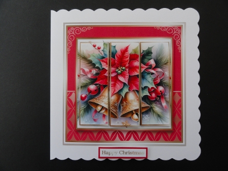 7x7 Christmas Poinsettia Mini Kit  by Valerie Spowart