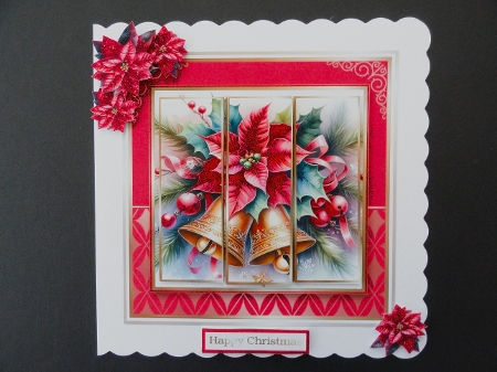 7x7 Christmas Poinsettia Mini Kit  by Valerie Spowart