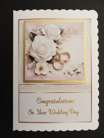 Rose wedding cards  by Valerie Spowart