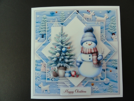 Cute Snowman Mini Kit by Valerie Spowart