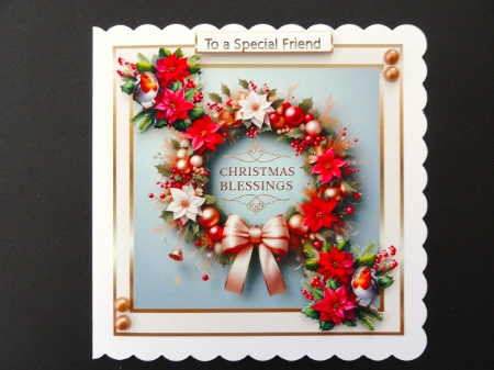 christmas blessings 1 by Valerie Spowart