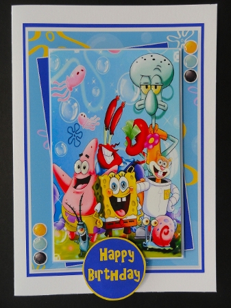 Sponge Bob Birthday Wishes by Valerie Spowart