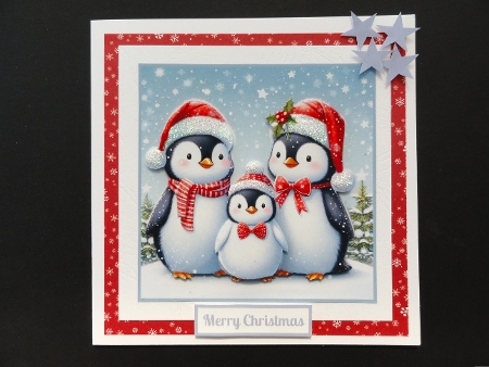 Christmas Penguin Family Step By Steps. by Valerie Spowart