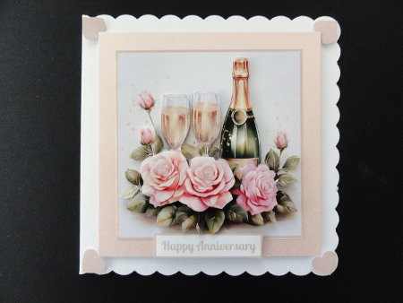 Roses And Champagne Step By Step. by Valerie Spowart