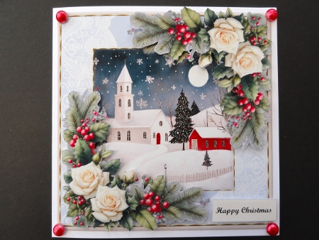 Snowy Church Mini Kit by Valerie Spowart