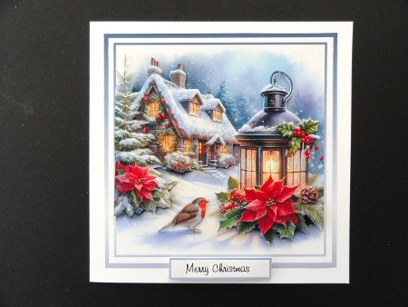 christmas cottage by Valerie Spowart