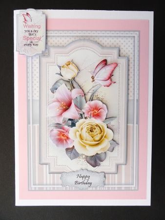 Delicately Floral Mini Kit With 3 Toppers, Makes 3 Cards by Valerie Spowart
