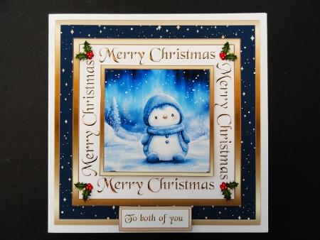 SC A cute Christmas penguin by Valerie Spowart