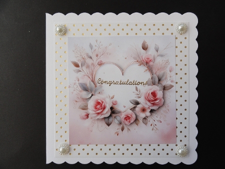 Romantic card - CARD FRONTS by Valerie Spowart