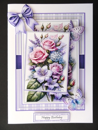 Summer Blooms 5 With Set Of 3 Card Fronts by Valerie Spowart