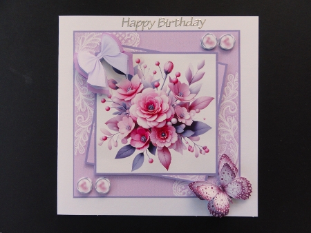 Pink Florals 1 by Valerie Spowart