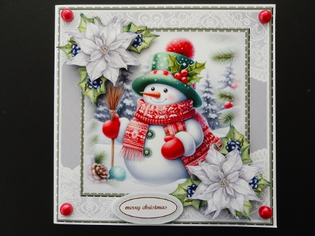 Cute Snowman Mini Kit by Valerie Spowart