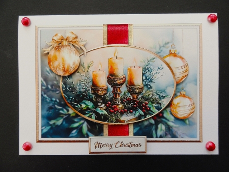 Christmas Candles by Valerie Spowart