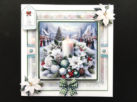 Candles at Christmas #1 by Valerie Spowart