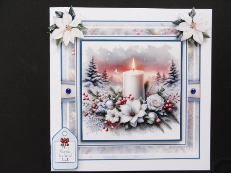 Candles at Christmas #3 by Valerie Spowart