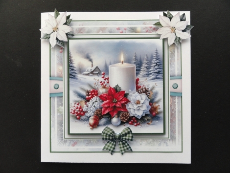 Candles at Christmas #4 by Valerie Spowart