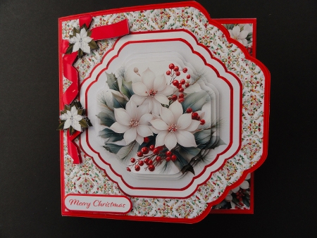 Christmas Cluster - Cut Corners Card Mini Kit by Valerie Spowart