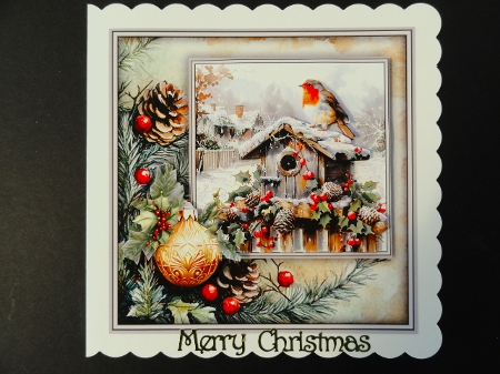 Winter Robin - 6x6 Mini Kit by Valerie Spowart
