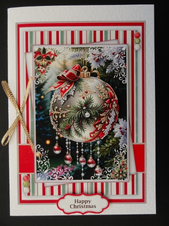 Festive Winter Bauble by Valerie Spowart