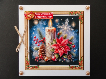 CHRISTMAS CANDLE 2 by Valerie Spowart