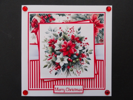 Christmas Bouquet #1 Mini Kit 7x7 by Valerie Spowart