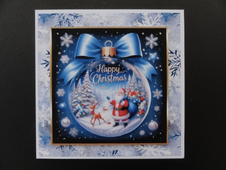 A taste of christmas santa bauble by Valerie Spowart