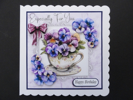 Birthday Pansy Parade by Valerie Spowart