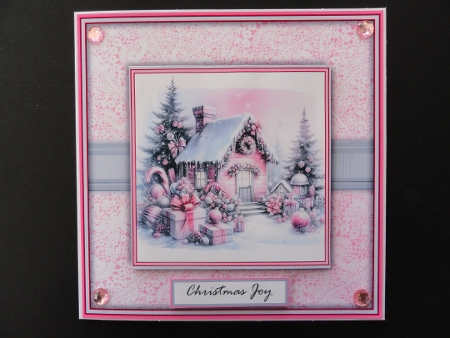 Pink Christmas - Mini Kit REQUEST 8x8 by Valerie Spowart