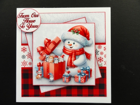 Snowman & Friends Mini Kit 7X7 by Valerie Spowart